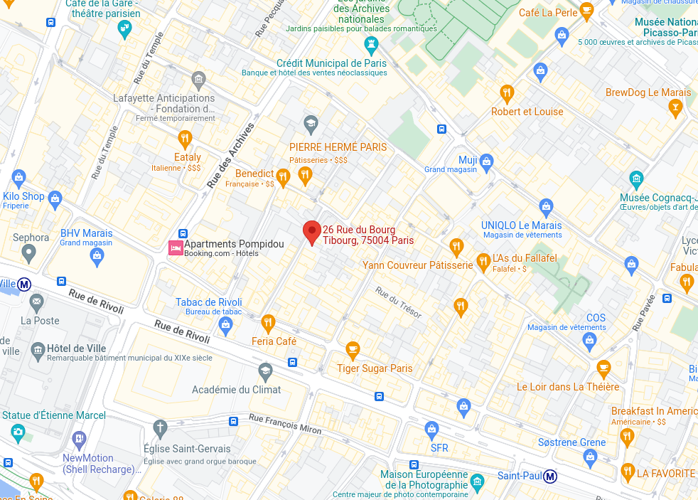 carte-localisation Carte google maps de localisation de l'agence Arobace